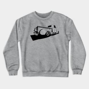 front/back Chevy 3100 pickup - stylized monochrome Crewneck Sweatshirt